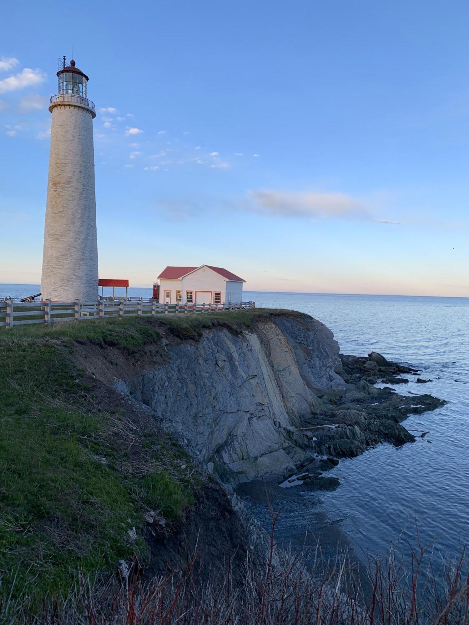 Motel Du Haut Phare Cap-des-Rosiers ภายนอก รูปภาพ